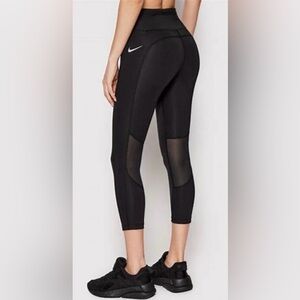 NIKE FAST Women Cropped Tight | Capri | Mesh Insert | XS | CZ9238 010